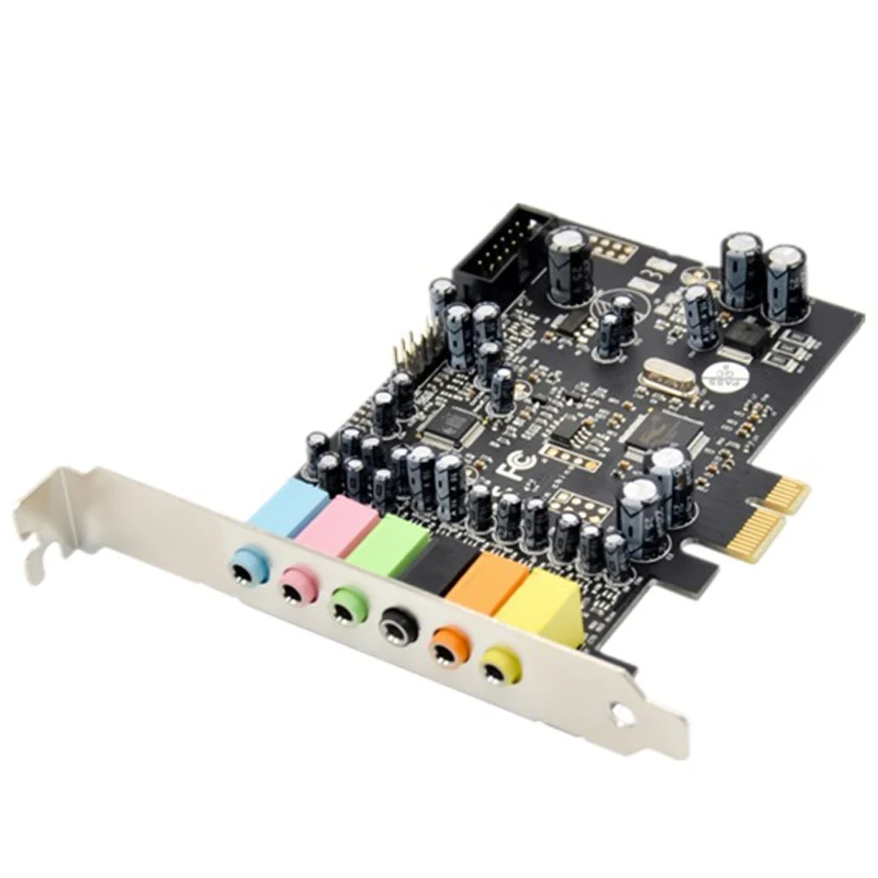 PCIe 7.1CH Sound Card Stereo Surround PCI-E Built-In 7.1 Channel Audio System CM8828 | Компьютеры и офис