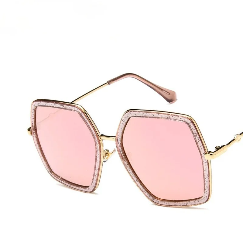 

Color Matching Large Frame Irregular Sunglasses 2021 New Versatile Sun Glasses Fashion Sunglasses Women