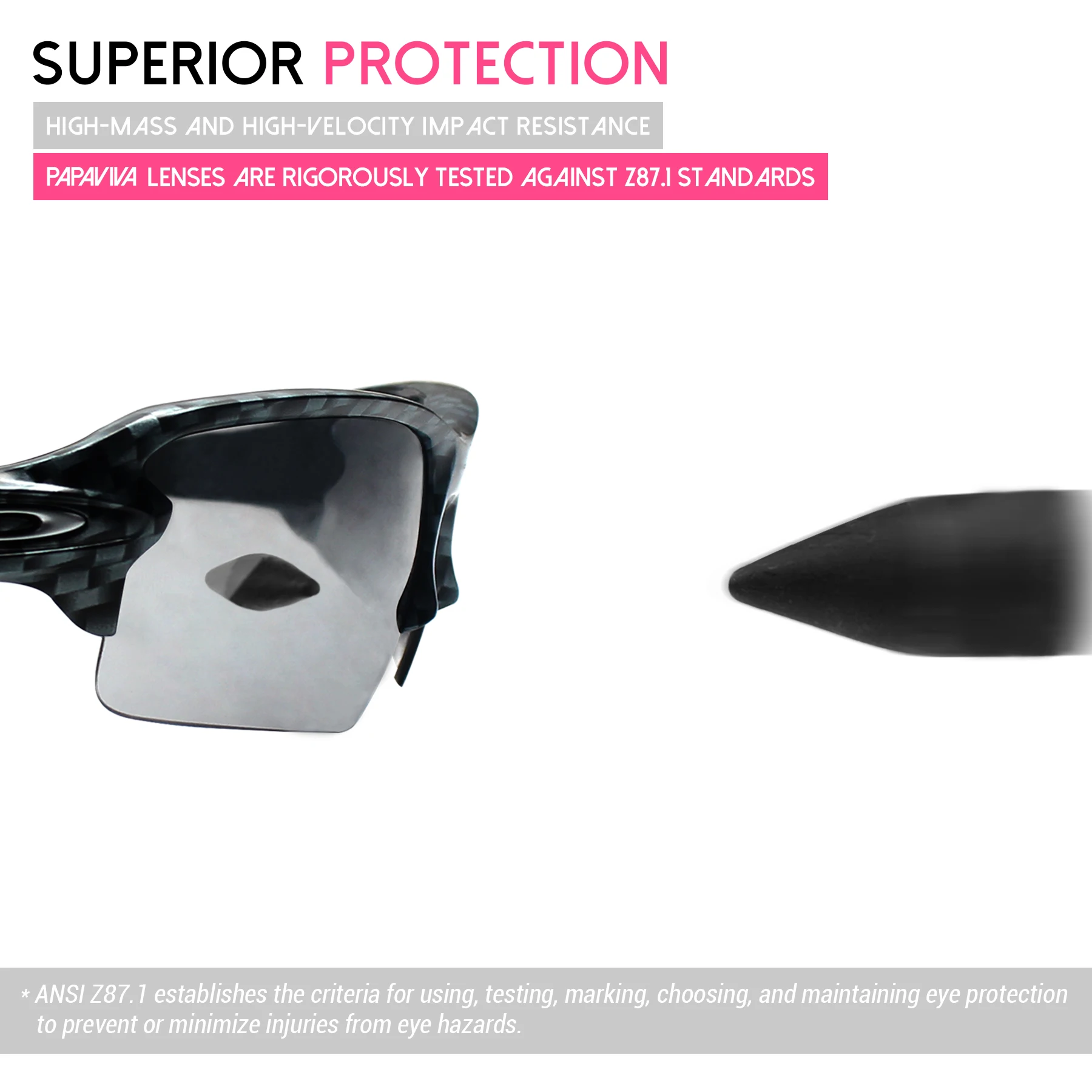 

Polycarbonate-Chrome Silver Mirror Replacement Lenses For Eyepatch 1&2 Sunglasses Frame 100% UVA & UVB Protection