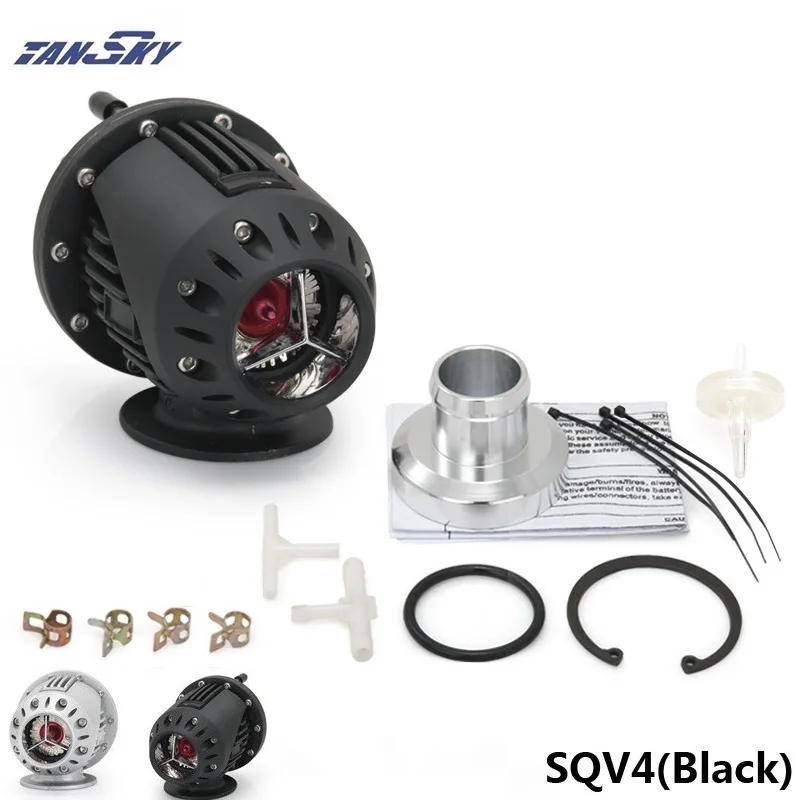 Универсальный выдувный клапан BOV SQV 4 IV SSQV новейшая модель серебристого/черного