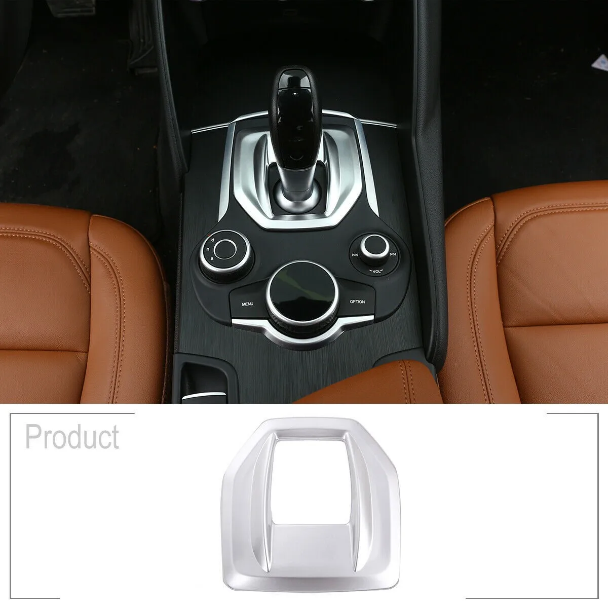 

Trim Panel Cover Chrome For Romeo Giulia Stelvio 2017-2019 Parts 1 Pcs