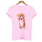 Женские Модные топы с принтом кавайного кота 90-х, футболки, одежда, футболка, Женская забавная футболка с коротким рукавом и графическим принтом, женская футболка, одежда