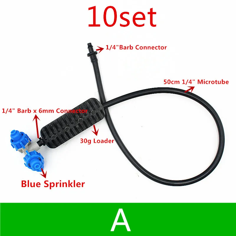 10 шт. висячий спринклер охлаждающий для полива теплиц Y003|Спринклеры сада| |