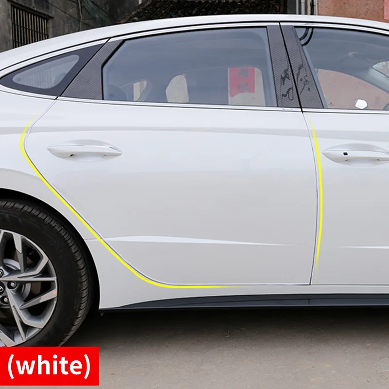 

Car Door Anti-Collision Anti-Scratch Rubber Strip Invisible Door Seal Soundproof Strip For Hyundai Elantra 7 Sonata 2020-2021