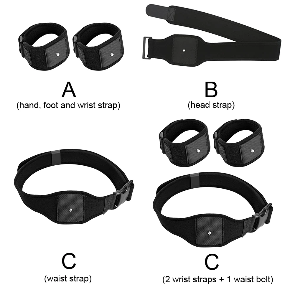 

VR Tracker Belt Wrist Strap Soft Adjustable Length Breathable Shockproof Comfortable Non Slip Head Band Hand Foot Accessories