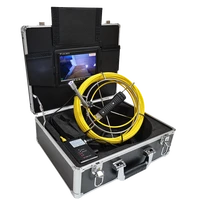 sewer video drain pipe cleaner snake inspection camera with 17mm lens7in screen20 50m cable