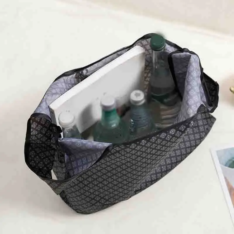 

Home Eco Friendly Storage Handbag Rainbow Foldable Shopping Bags Organizer Beautiful Reusable Fruit Vegetable Bag Hot Selling