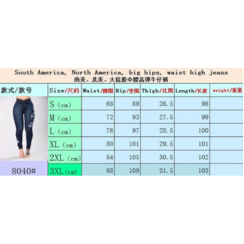 

2021 Newest Arrivals Fashion Hot Women Lady Denim Skinny Pants High Waist Stretch Jeans Slim Pencil Jeans Women Casual Jeans