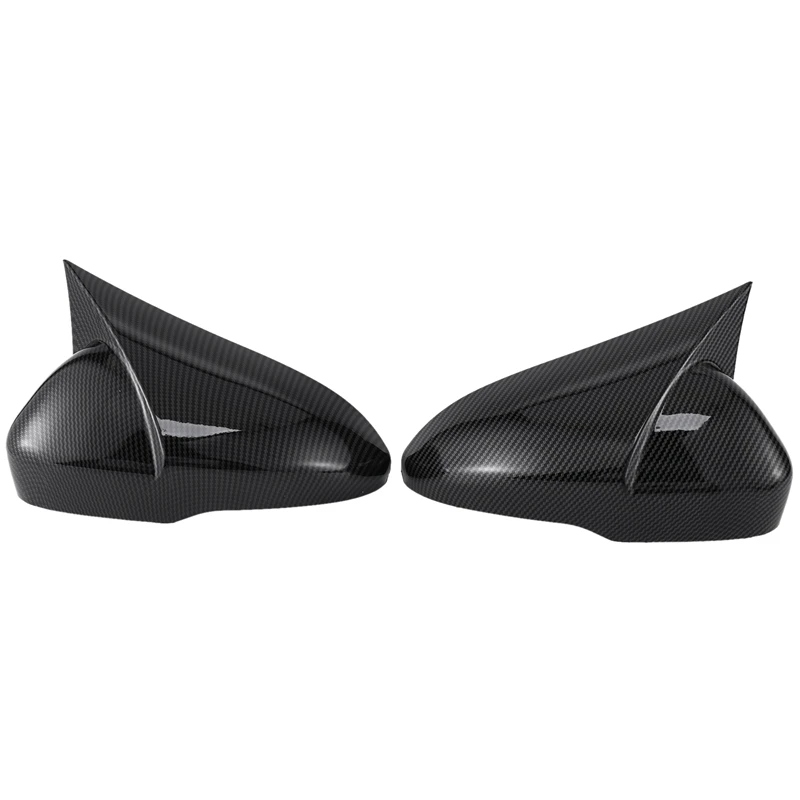 

Для Ford Mondeo 2013-2018 Черный ABS рогатый Стиль боковая крышка зеркала заднего вида отделки