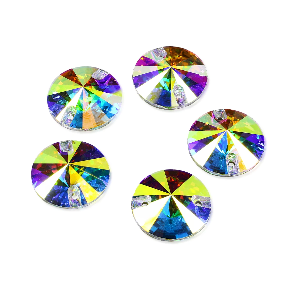 Стразы с кристаллами AB пришивные стразы свободные драгоценные камни стеклянные