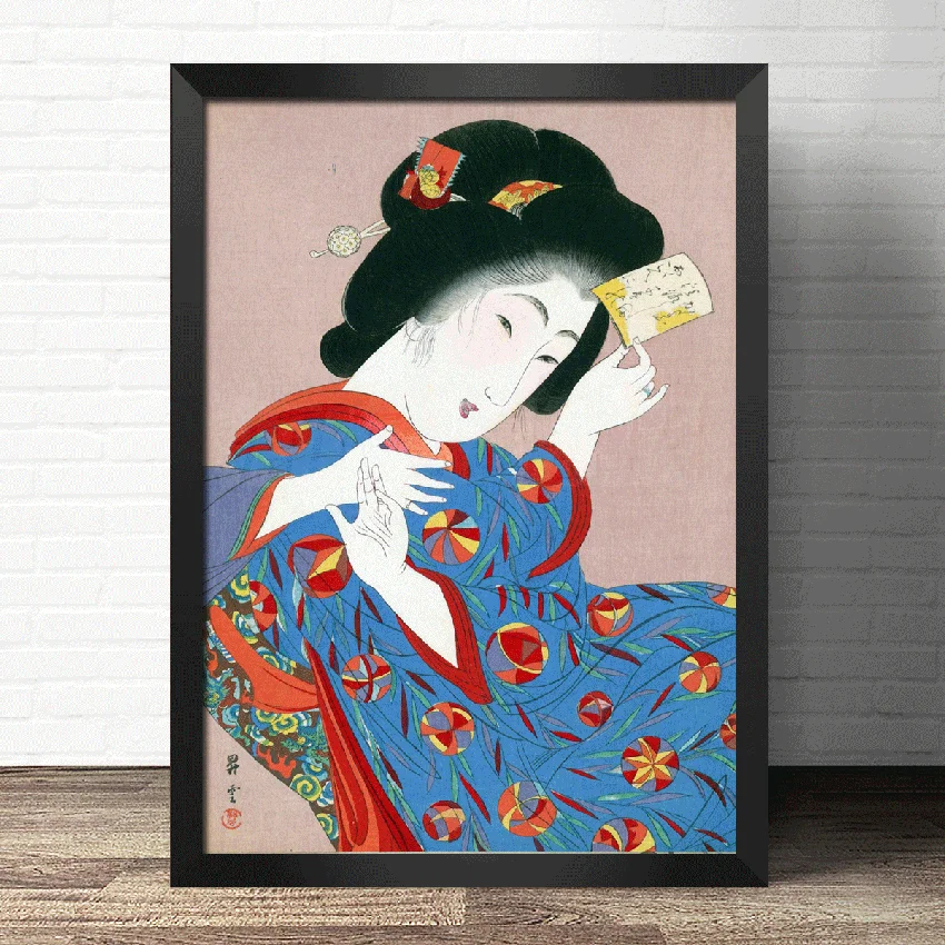 

Nostalgia Japanese old style Poster Kraft Paper Retro Posters Wall Art Painting Kidsroom Decor Sticker