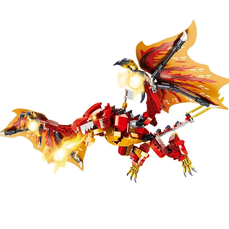 Конструктор детский пожарная атака пламени Драконы сезон 2022 | Игрушки и хобби