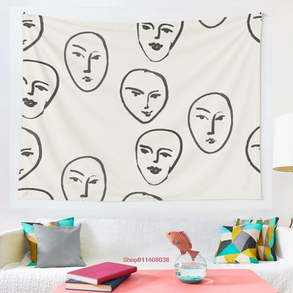 

Настенный Гобелен MATISSE в стиле бохо, гобелены с рисунком мандалы, ведьмастера, украшение для стены с рисунком в стиле хиппи, покрывало