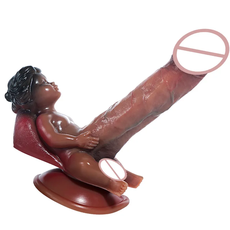Суперкожа силиконовая Мягкая присоска большой женский мастурбатор для взрослых