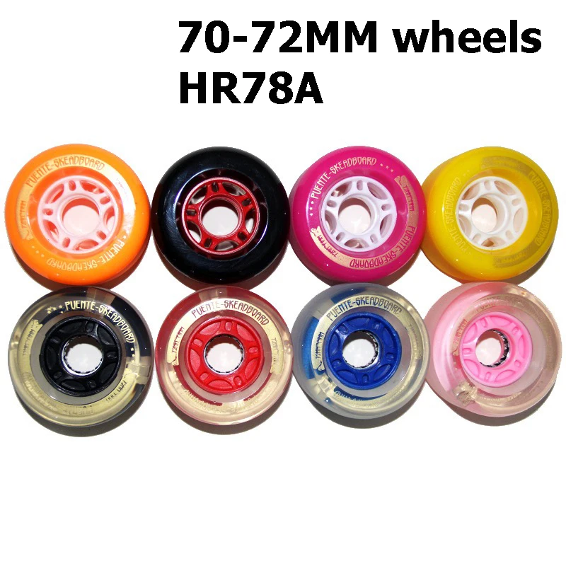 4Pcs 78A 70MM Skateboard Flash Wheels 72mm Cruiser SurfSkate Board Solid Frosted PU Wheels Replace Parts Supply Drop Shipping