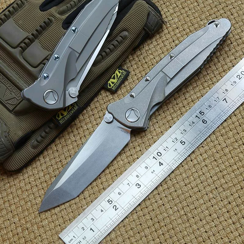 Складной нож Kevin John MT socom S35VN карманный Клинок с шарикоподшипником и титановой