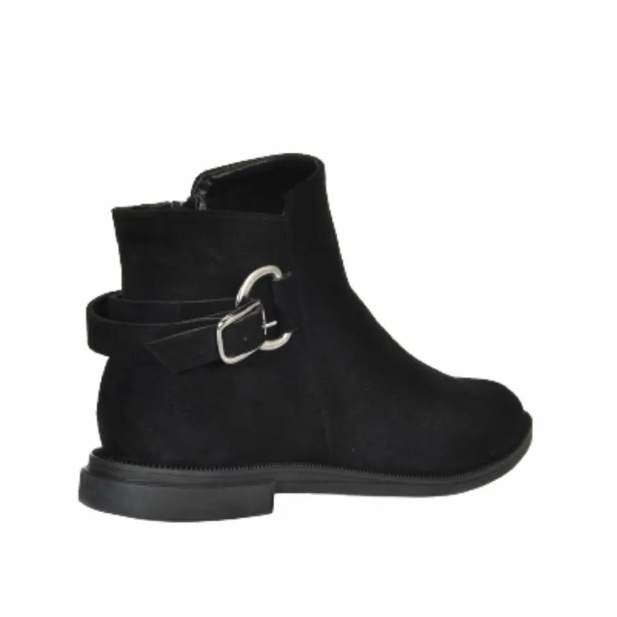 

Women Boots Mink Shoes Women Black Suede Boots Vzn20-065K