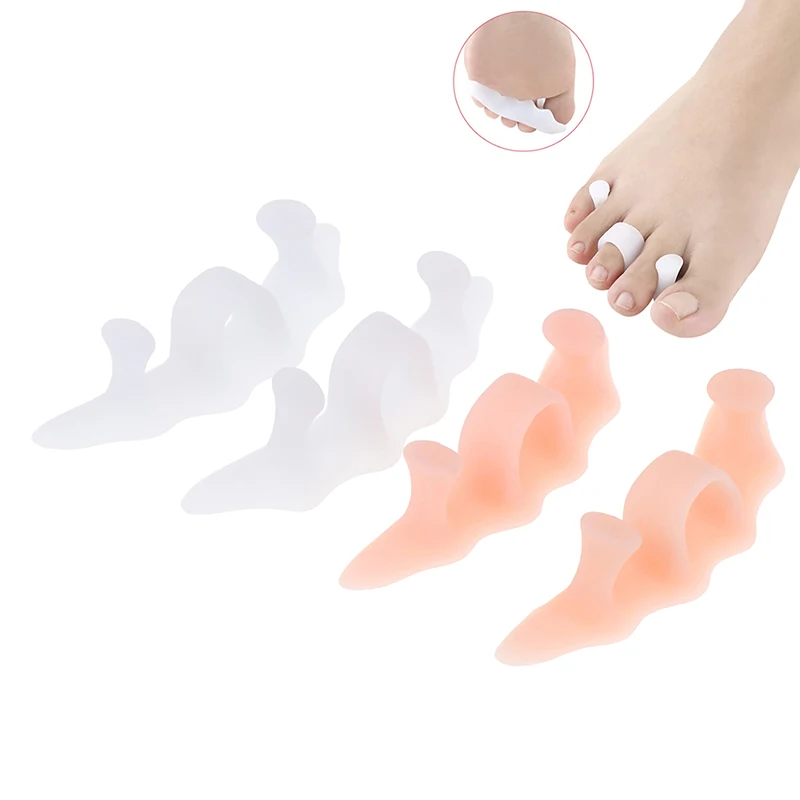 

1Pair Toe Separators Corrector Bunion Elastic Corrector Straighteners Toe Spacers Bunion Relief To Bunion Hallux Valgus