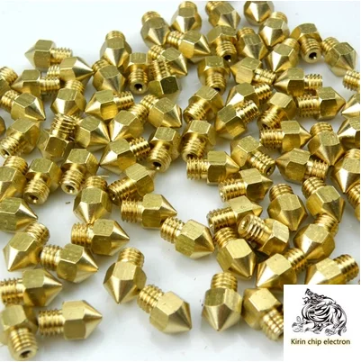 

10PCS/LOT 3D printer fitting nozzle 1.75 mm consumables KOSSEL nozzle nozzle brass nozzle
