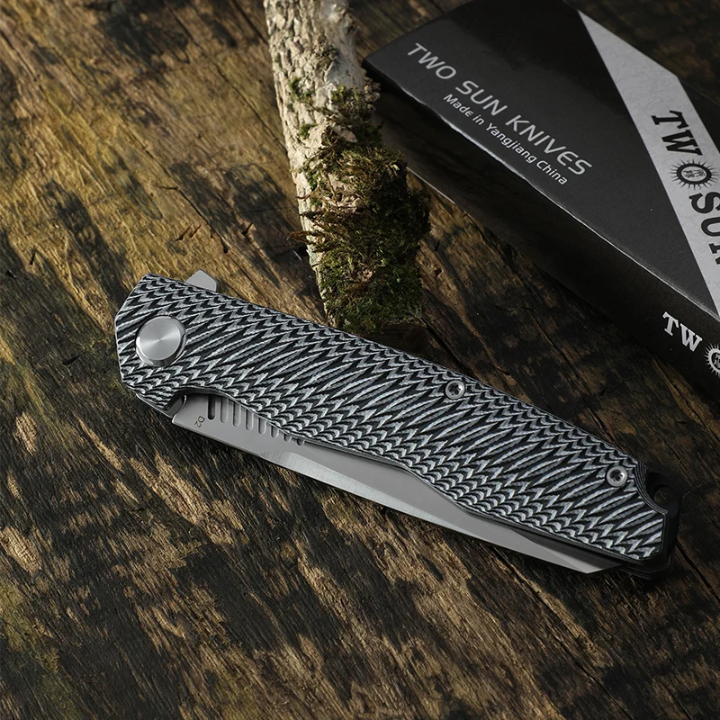 Складной нож TwoSun TS16 тактический карманный резец из стали D2 для повседневного