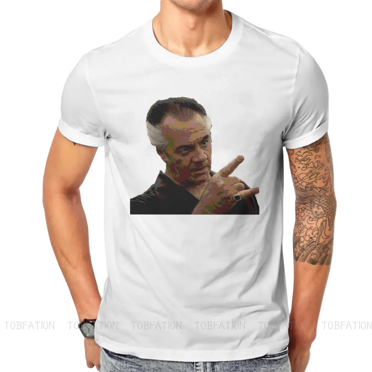 Camiseta de cuello redondo de los Sopranos para hombre, ropa Original, nuevo diseño, de gran tamaño