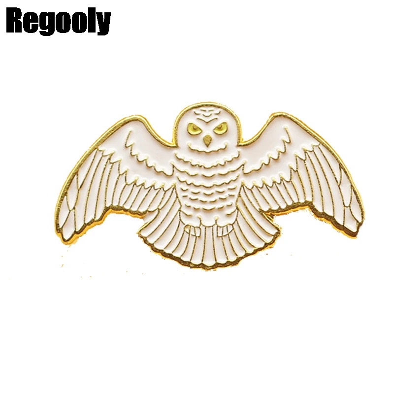 Винтажные булавки для одежды Hedwig с изображением орла совы детей мужчин женщин