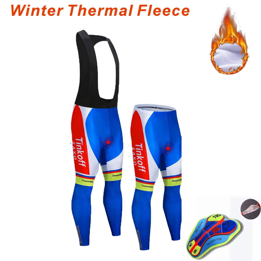 

Зимние велосипедные длинные Комбинезоны Tinkoff, теплые флисовые мужские брюки для горного велосипеда, велосипедные штаны