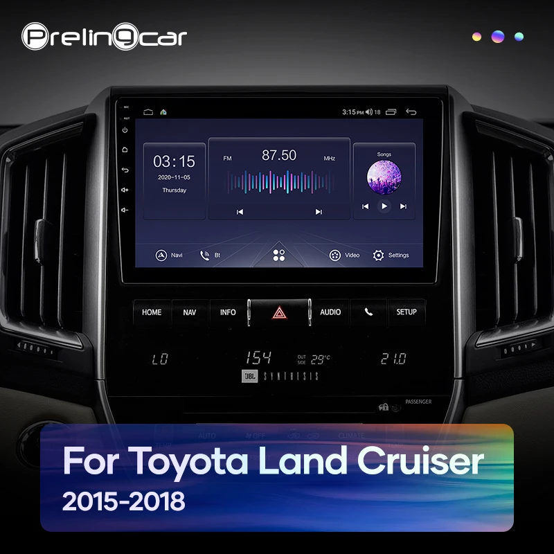 4G Lte Android 10 0 Автомобильная Мультимедийная навигационная система GPS плеер для Toyota