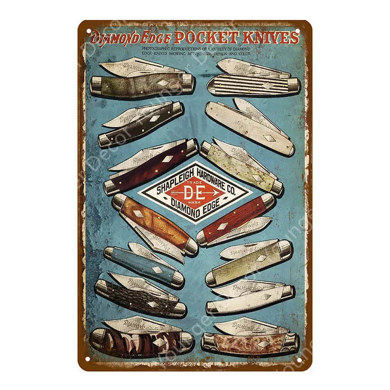 Barber Shop Metal Signs Haircuts And Shaves Advertising Decorative Board Home Wall Decor Hairdresser Gift Vintage Poster YI-165 - Цвет: YD7806BI