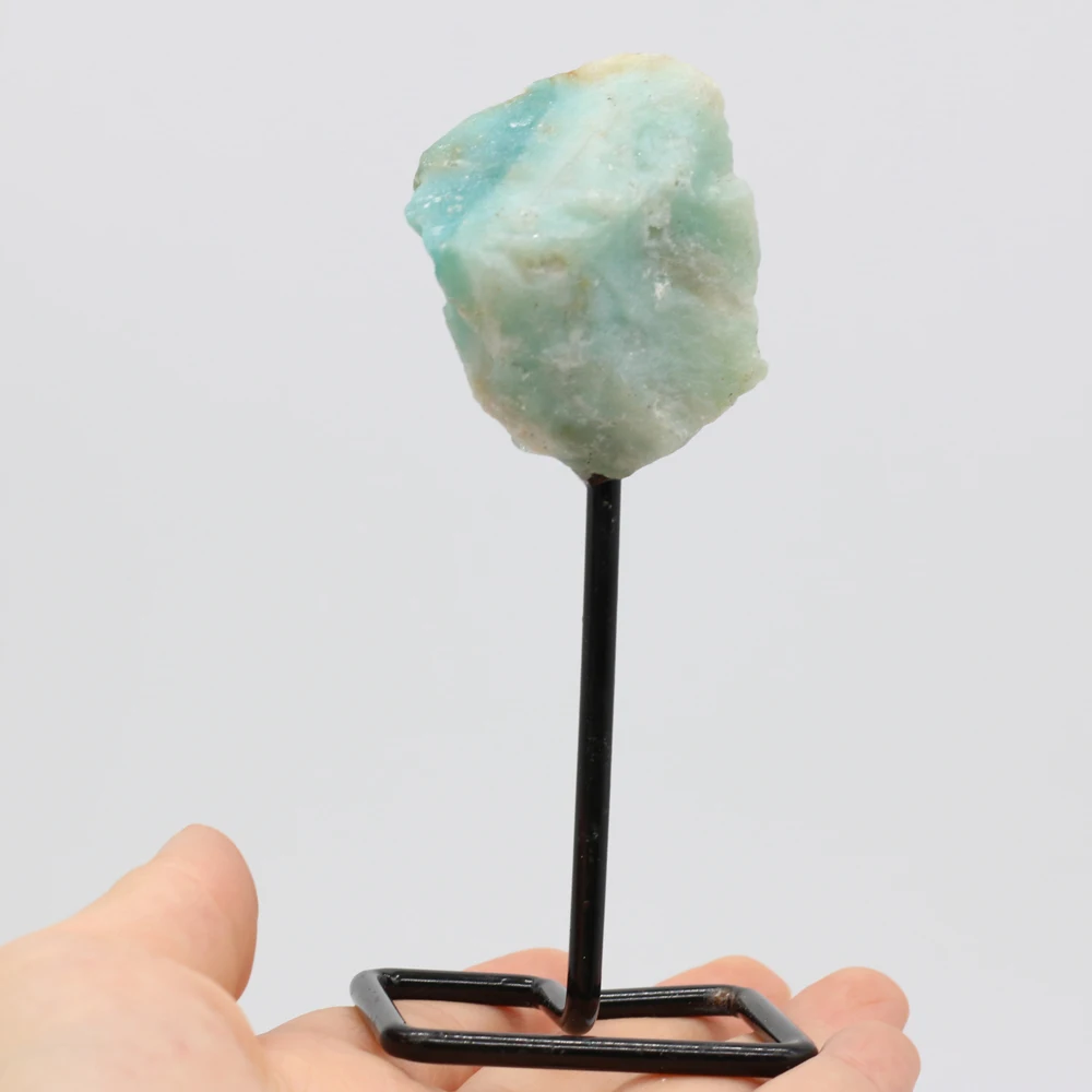 

Small Ornaments Natural Stone Amazonite Irregular Home Furnishings for Decorating Bedroom Study Kitchen Bathroom Balcony Etc