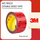 Автомобильная специальная мощная Двусторонняя лента 3 м, акриловая пена, водонепроницаемая самоклеящаяся лента для автомобиля, домашний декор, светодиодная ленсветильник стекло
