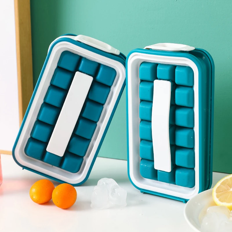 

Портативная форма для льда 2 в 1, силиконовая форма для льда, устройство для изготовления шариков, чайник, складная решетка «сделай сам», иску...