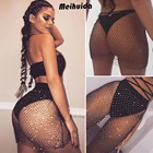 Лидер продаж, модный сексуальный женский вязаный крючком сетчатый купальник, летнее пляжное платье, Прозрачное Бикини, накидка