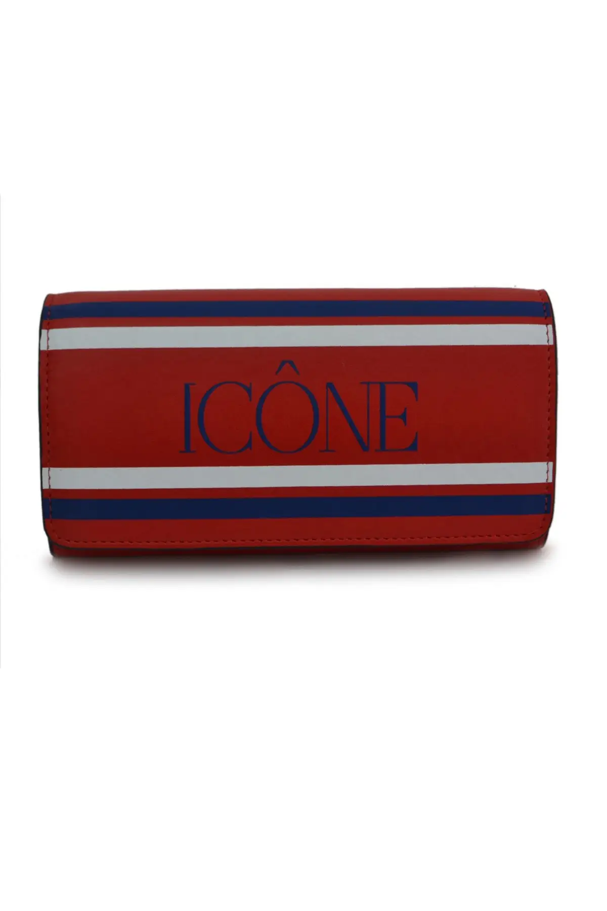 

Кошелек Icone с красным принтом