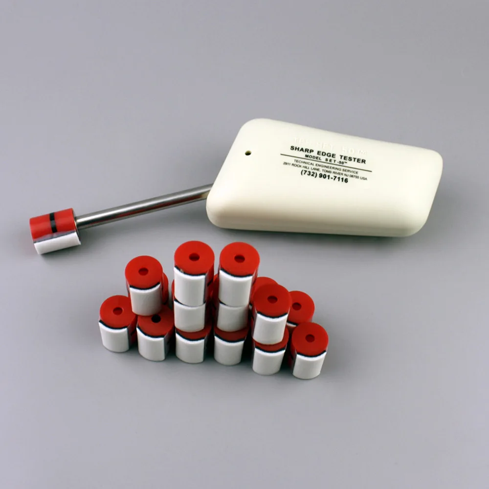 

Ul-1439 Standard Sharp Edge Detector SET-50 Sharp Edge Tester Special For Injection Molding Toys With 21 pcs tape kits
