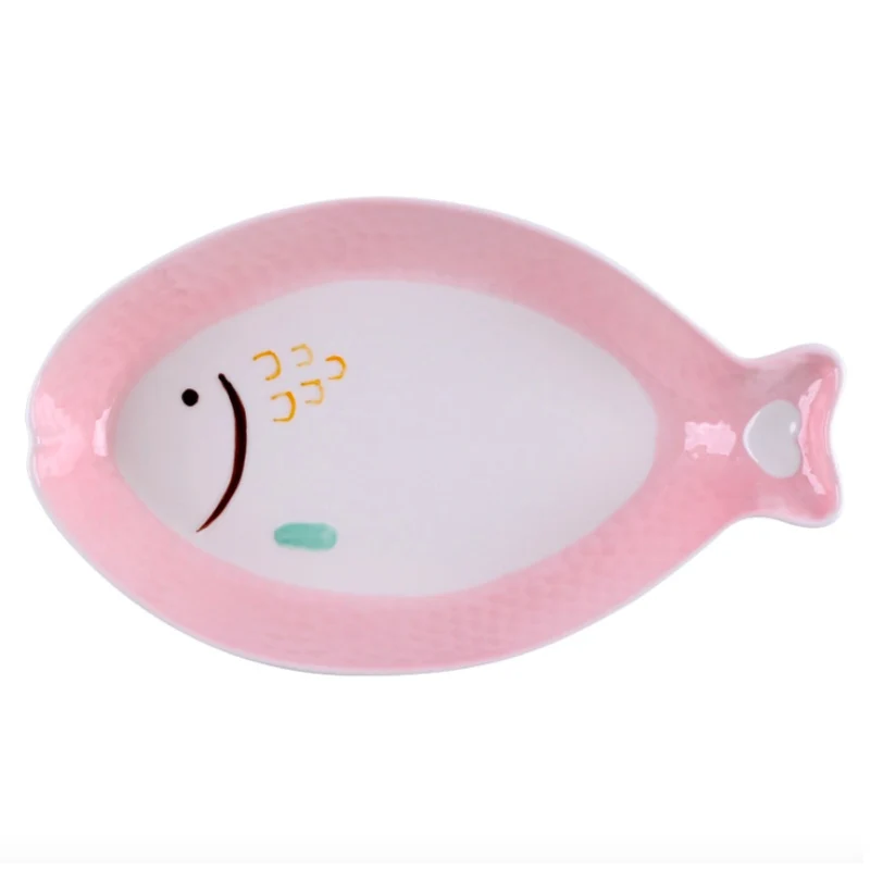 Детский набор тарелок для салата завтрака детский с мультяшным рисунком тарелки