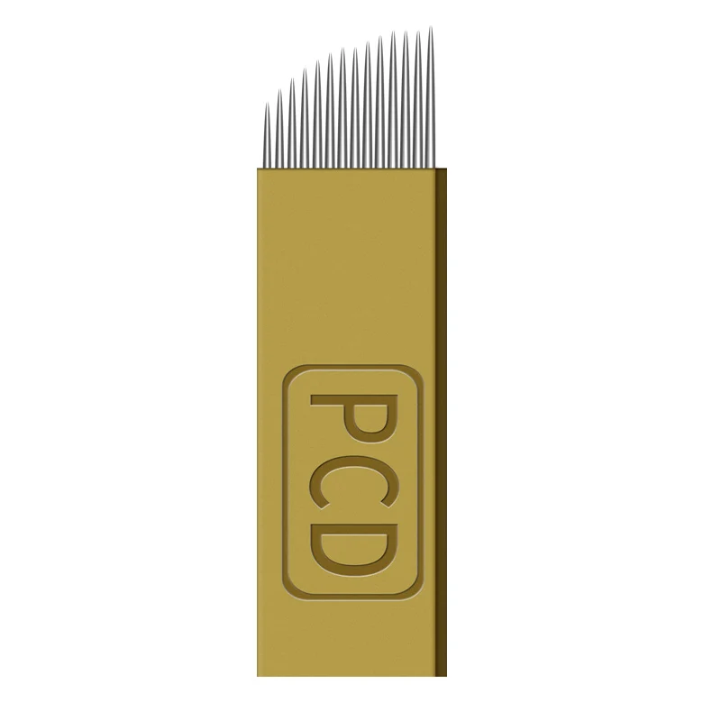 20 шт./лот игла для нанесения татуировок резец сверхтвердый PCD 12/14/19U Форма Stainlsee