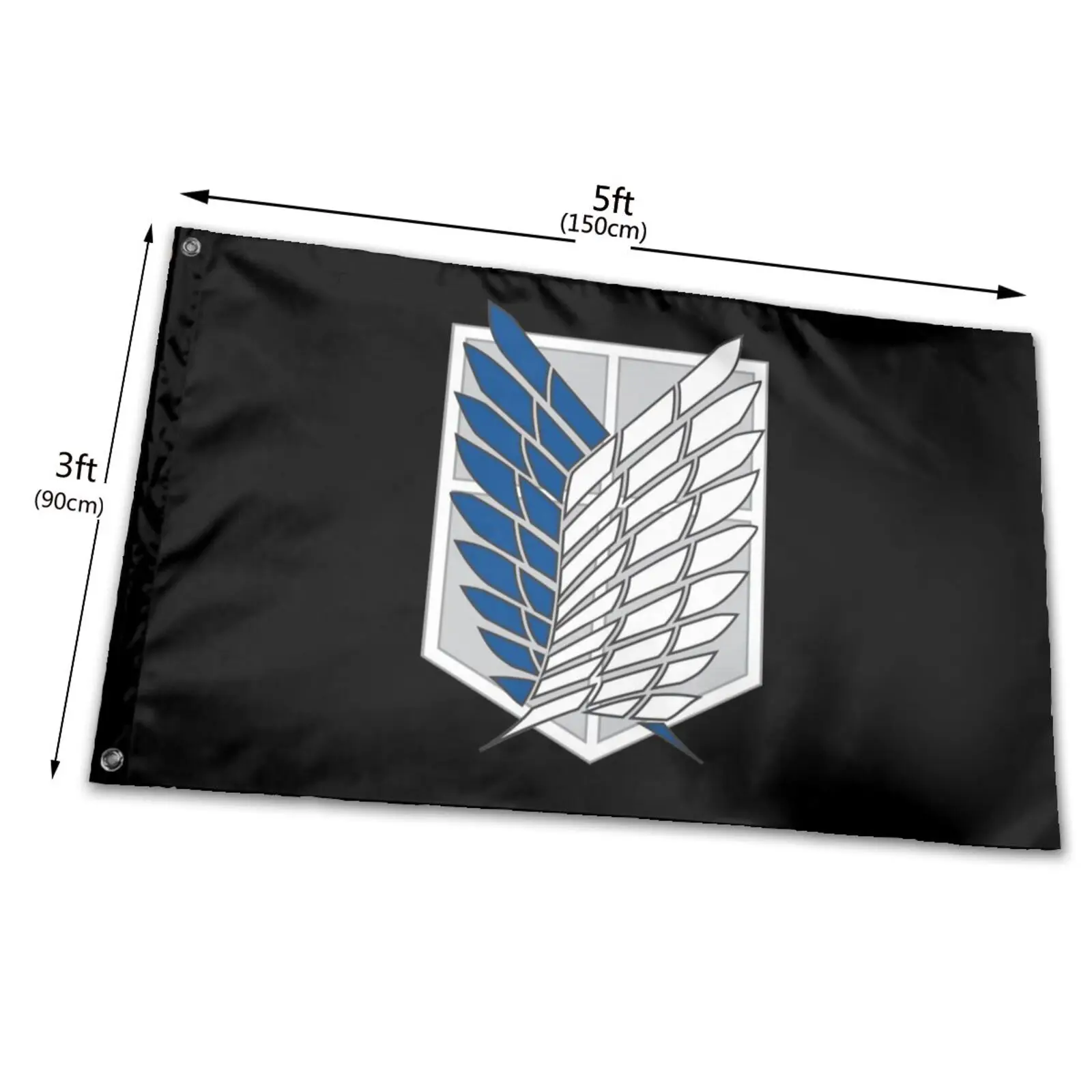 Флаги японского аниме атака на Титанов 90x150 см флаг Конфедерации украшения для