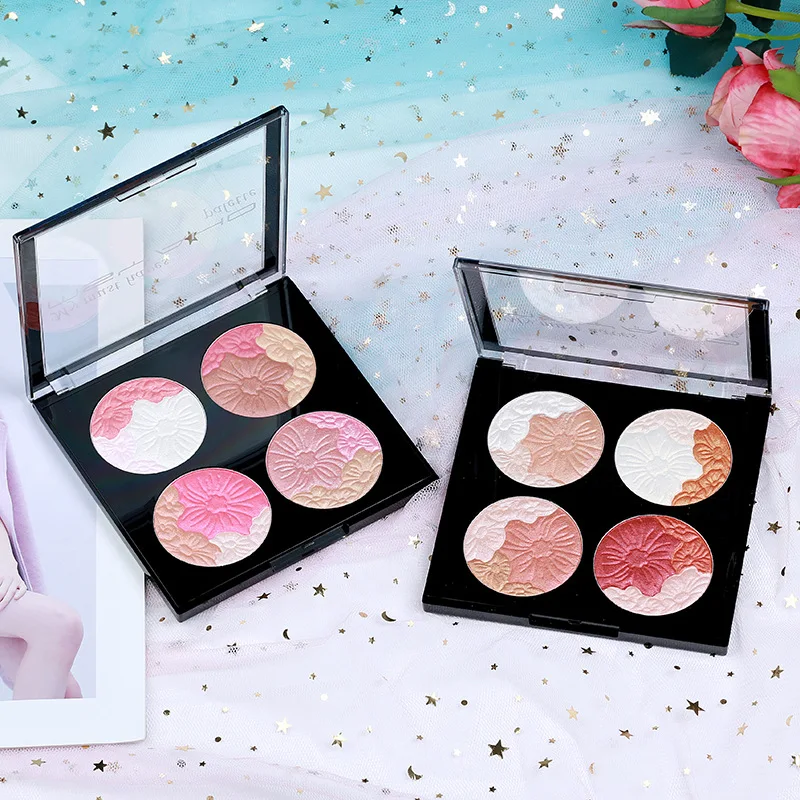 Хайлайтер для макияжа осветляет палитру блеск лица Минеральная пудра выпечки