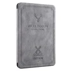 Мягкий силиконовый винтажный Чехол для 6-дюймовой электронной книги Ama-zon Kindle Paperwhite 4 10 2018, Обложка поколения серого цвета