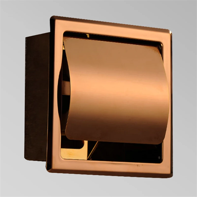 SUS 304 Нержавеющая сталь Ванная комната держатель рулона туалетной бумаги коробка