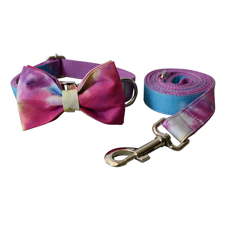 

Pad dyed dog collar dog rope pet neck collar pet traction rope