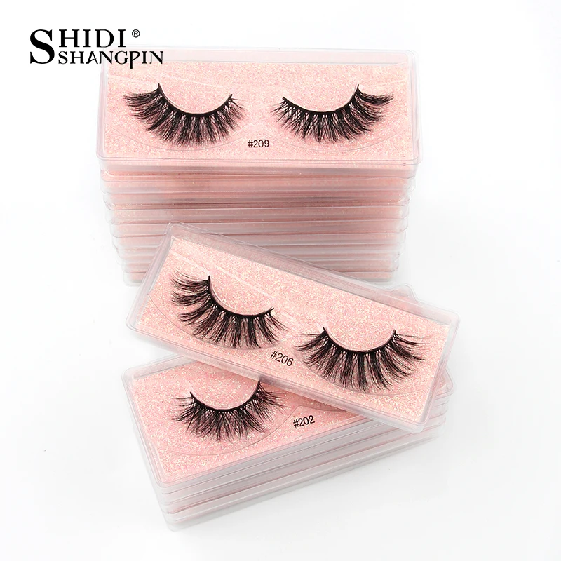 

Faux Mink Eyelashes Wholesale Natural 3d Mink Lashes Bulk Fluffy Wispy Lash Pack Fake Eyelashes Makeup Tool False Lashes In Bulk