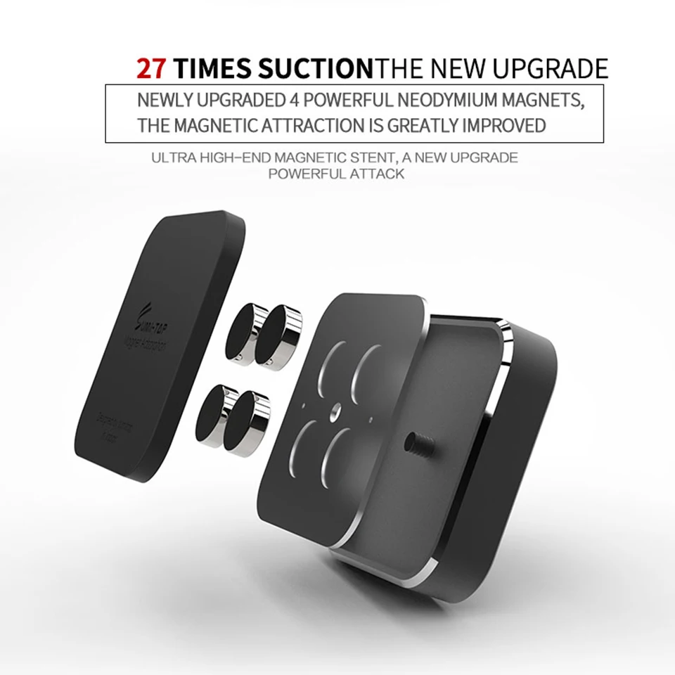sumitap car phone holder metal magnetic 360 universal tablet stand wall hook mount magnet bracket mobile charging holder support free global shipping