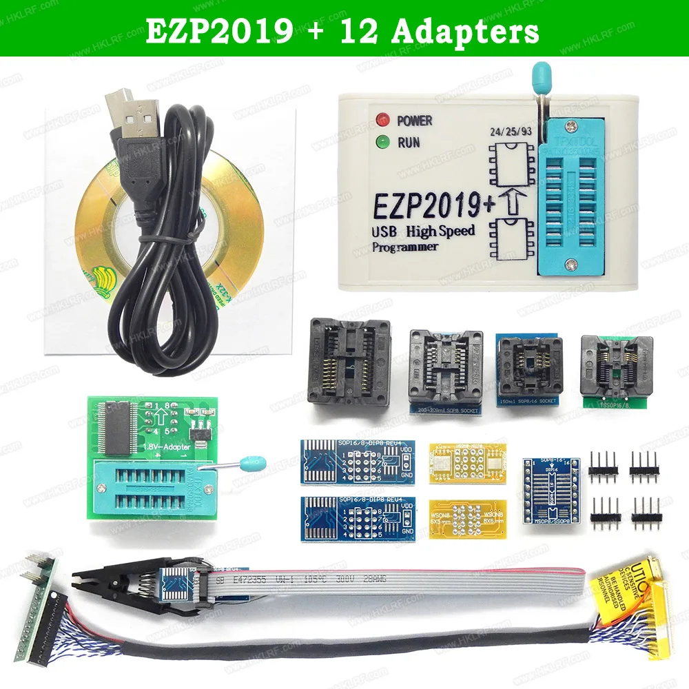 

Наборы программаторов EZP2019 + USB серии SPI, Поддержка 24 25 93 EEPROM 25 флэш-Bios, на Win7 и 8, лучше, чем EZP2013 EZP2010