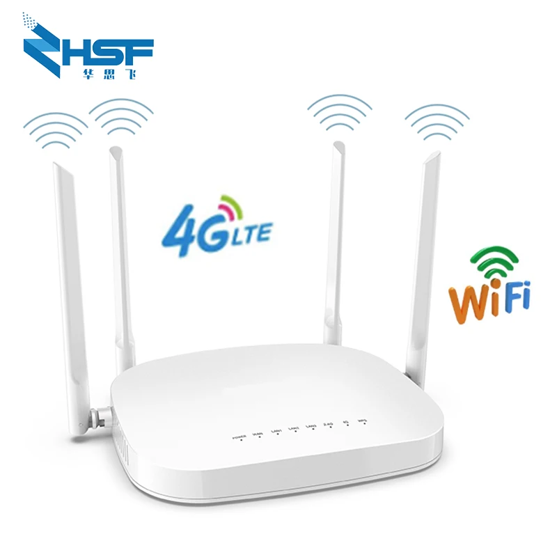 HUASIFEI 300 Мбит/с разблокированный 4G CPE беспроводной маршрутизатор 150 Роутер Sim карта