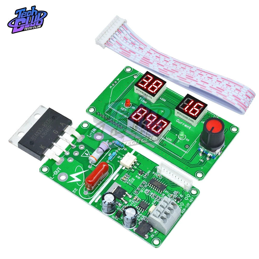 Панель управления точечной сваркой цифровой амперметр с цифровым дисплеем