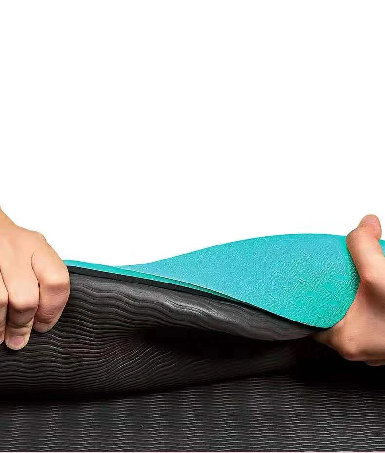 6 мм один слой yoga коврик противоскользящие водонепроницаемые и не имеет вкуса