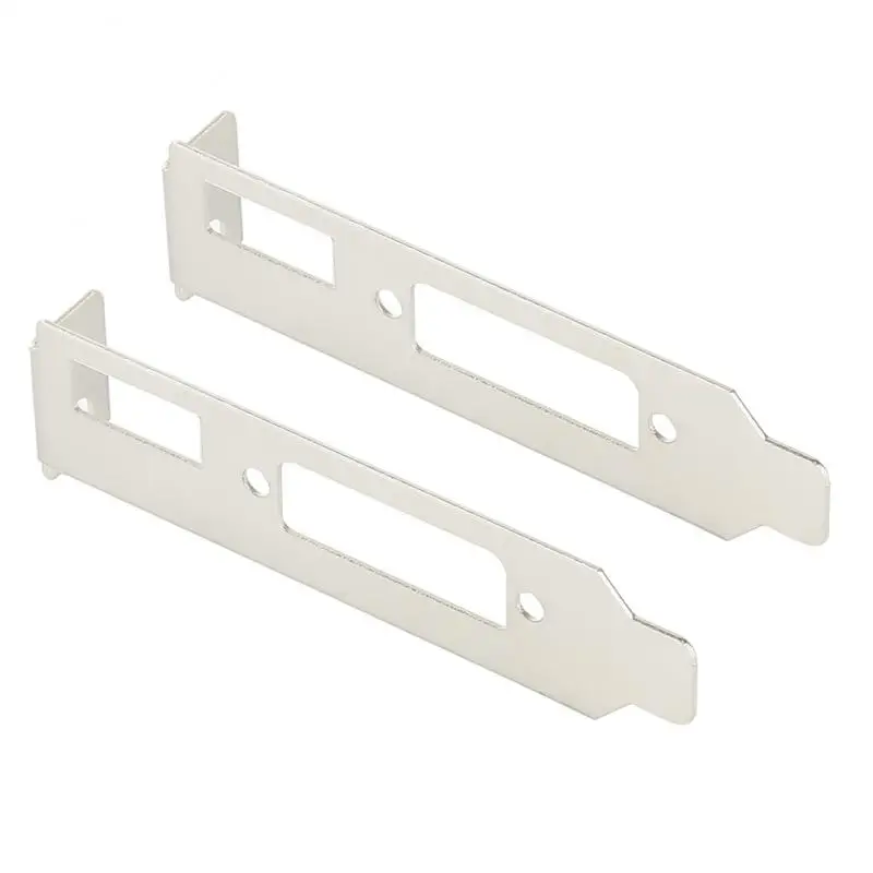 2pc Durable Low Profile Bracket Adapter HDMI-compatible VGA Port DVI Port For Half Height Graphic Video Card Set Computer Cables