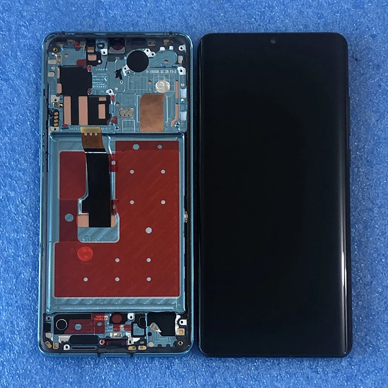 Для 6,4" huawei P30 Pro Axisinternational активно-матричные осид, ЖК-дисплей Экран Дисплей рамка+ сенсорная панель(диджитайзер) для VOG-L29 VOG-L09 VOG-L04